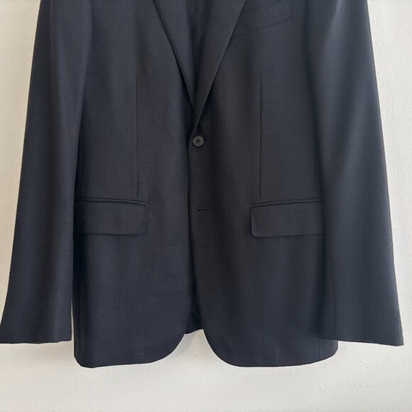 $3500 Ermenegildo Zegna Harry Rosen Black Blazer/ Sport Coat - 40 - Picture 3 of 13